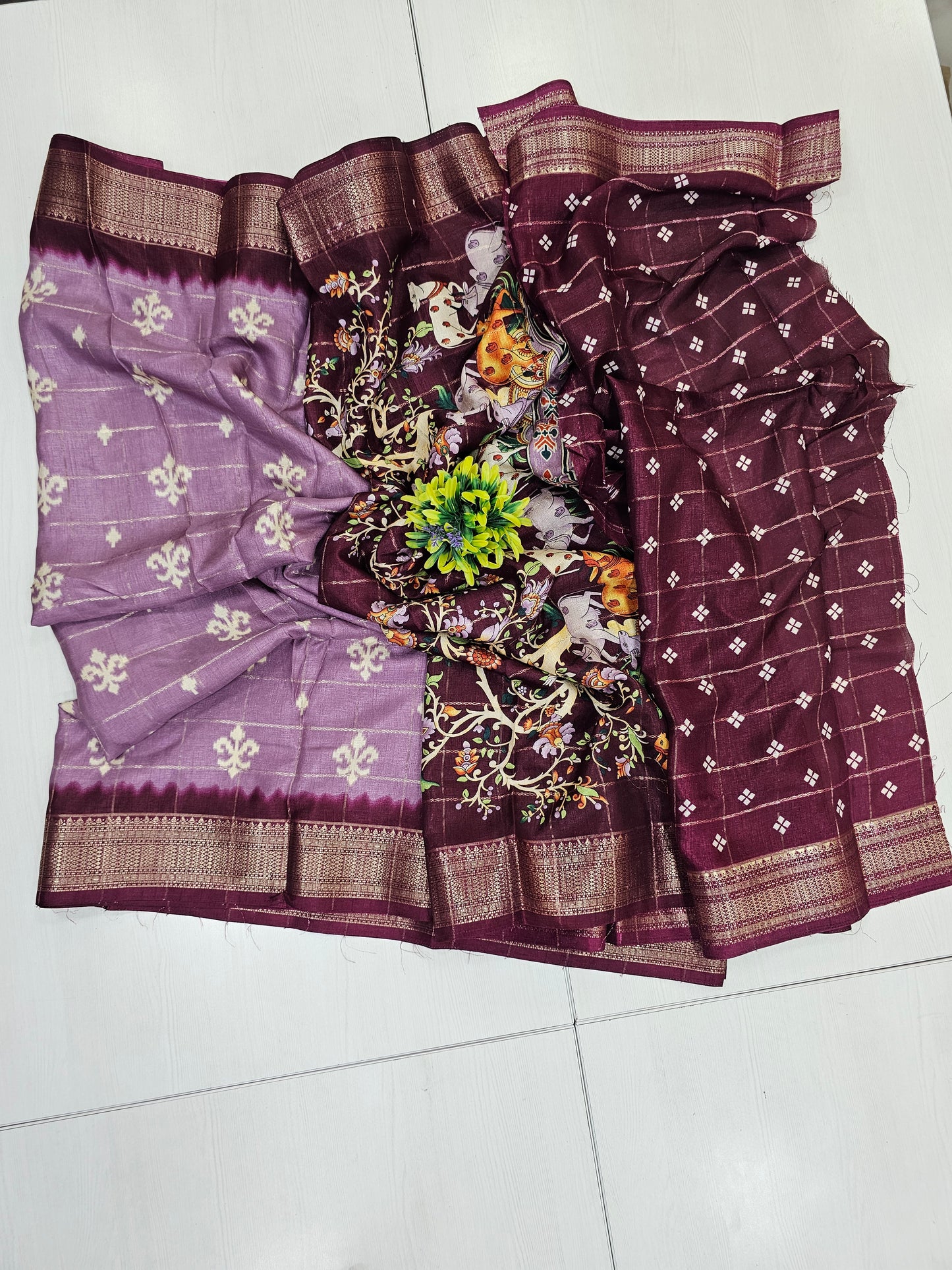 Semi dola office wear  Pastal and wine color