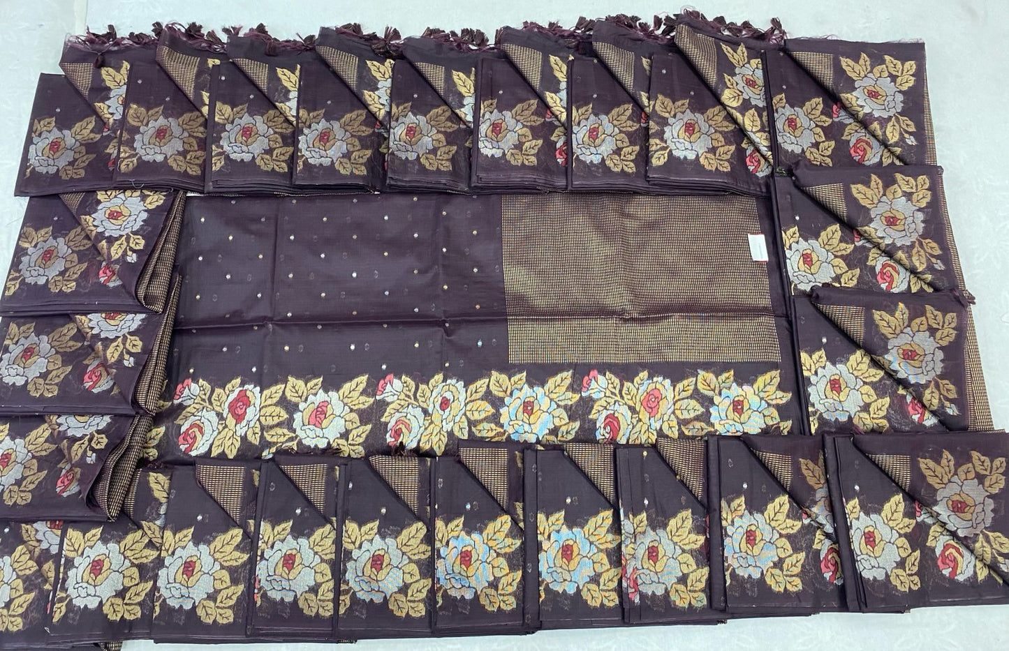 Lenin jute saree