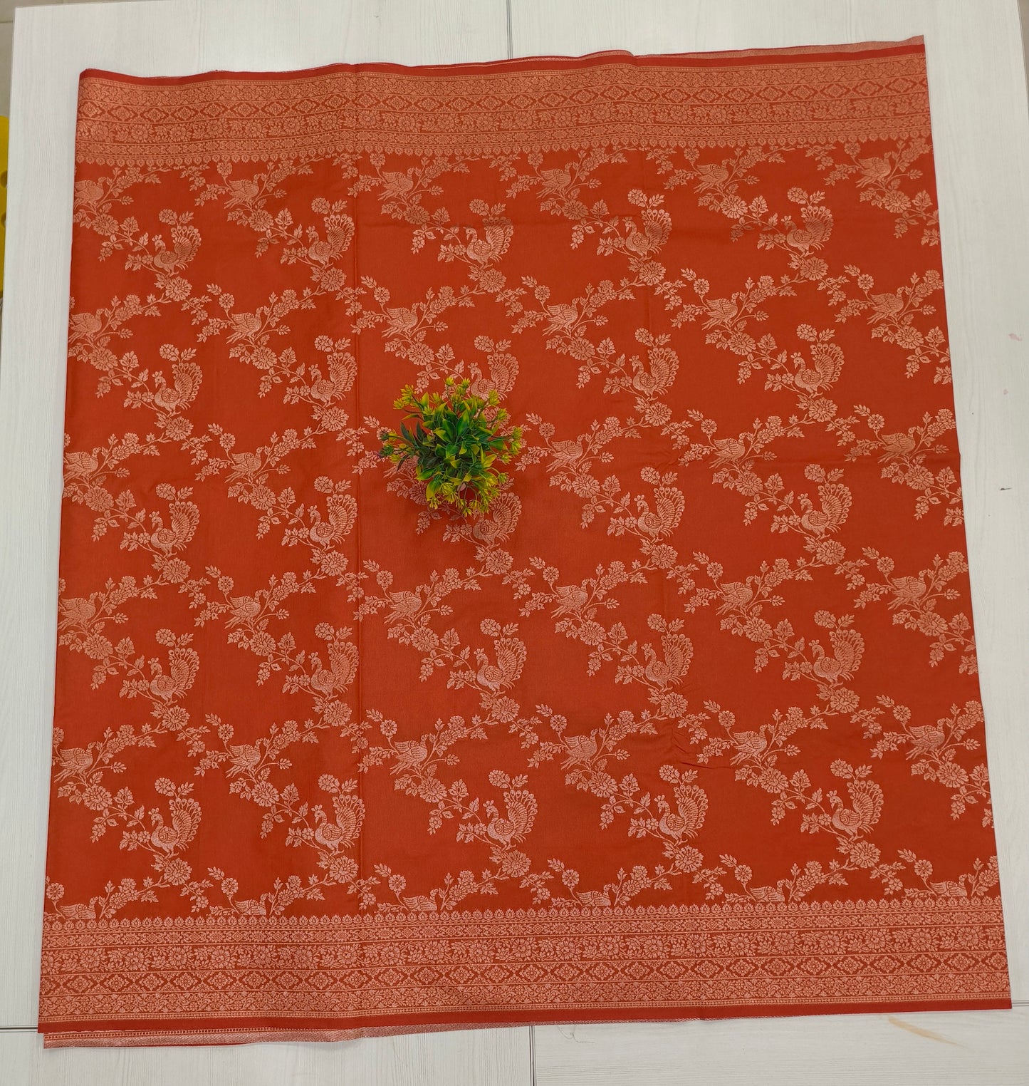 Exclusive fancy orange sarees 2