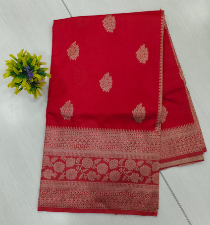 Exclusive fancy red saree
