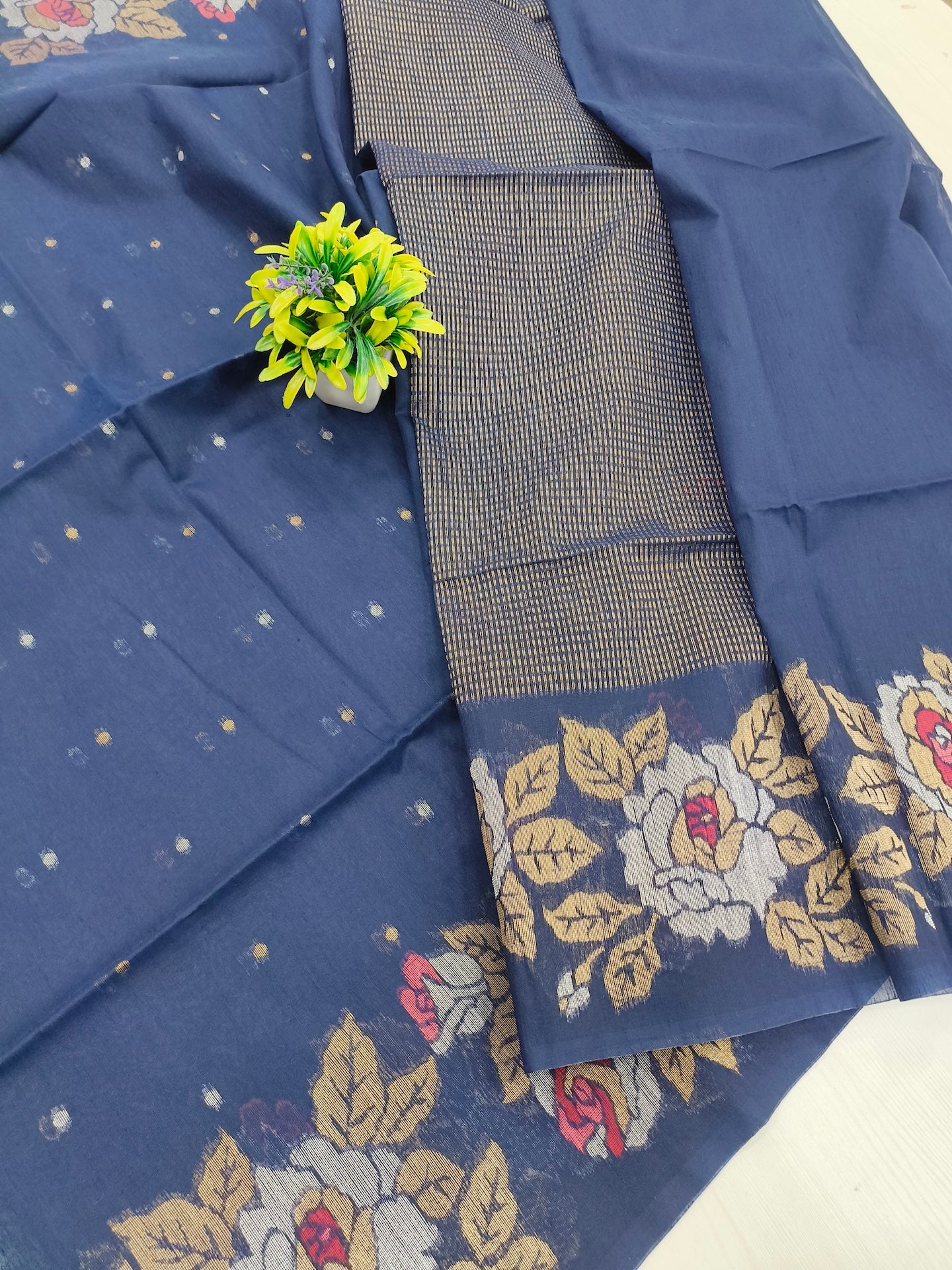 Lenin jute saree