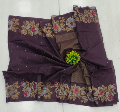 Lenin jute saree