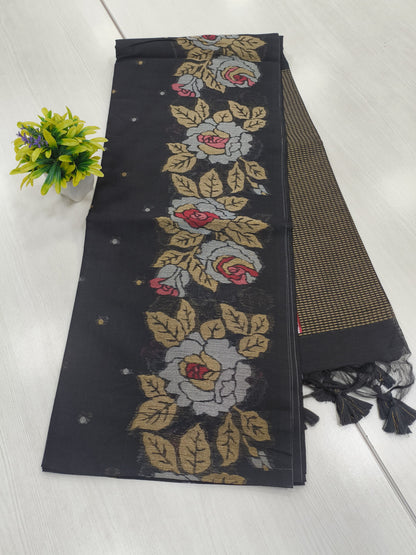 Lenin jute saree