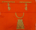 Thanjavur Paint Blouses With Temple Art Work Design