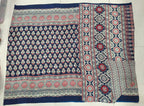 Azrak Sarees With Flower design