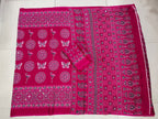 Azrak Sarees With Butterfly Design