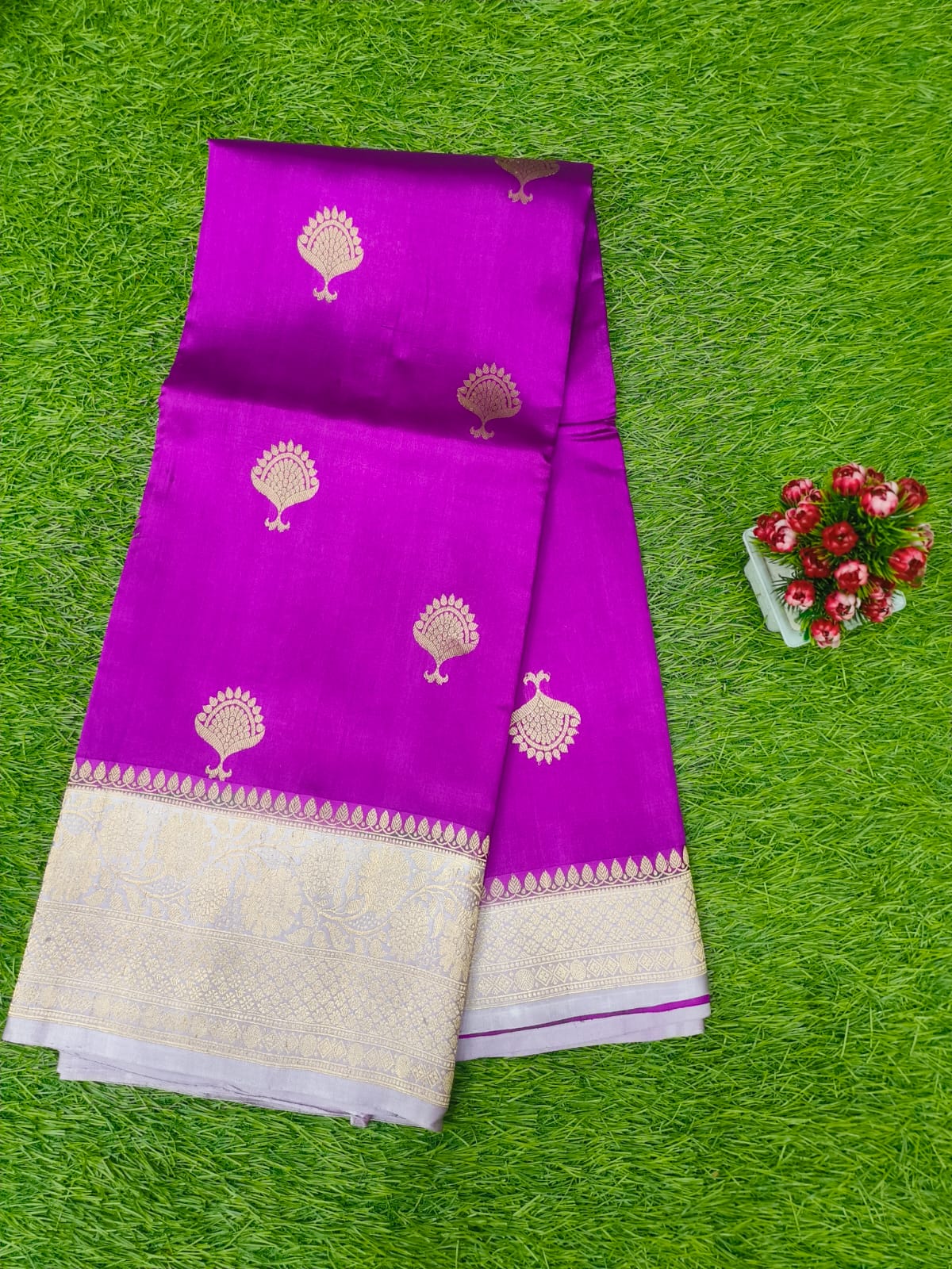 Navaratri Special Purple Colour