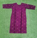Brown Raw Silk Kurtis