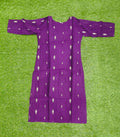 Purple Raw Silk Kurtis