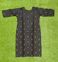 Black Raw Silk Kurtis