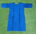 Blue Raw Silk Kurtis