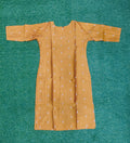 Orange Raw Silk Kurtis