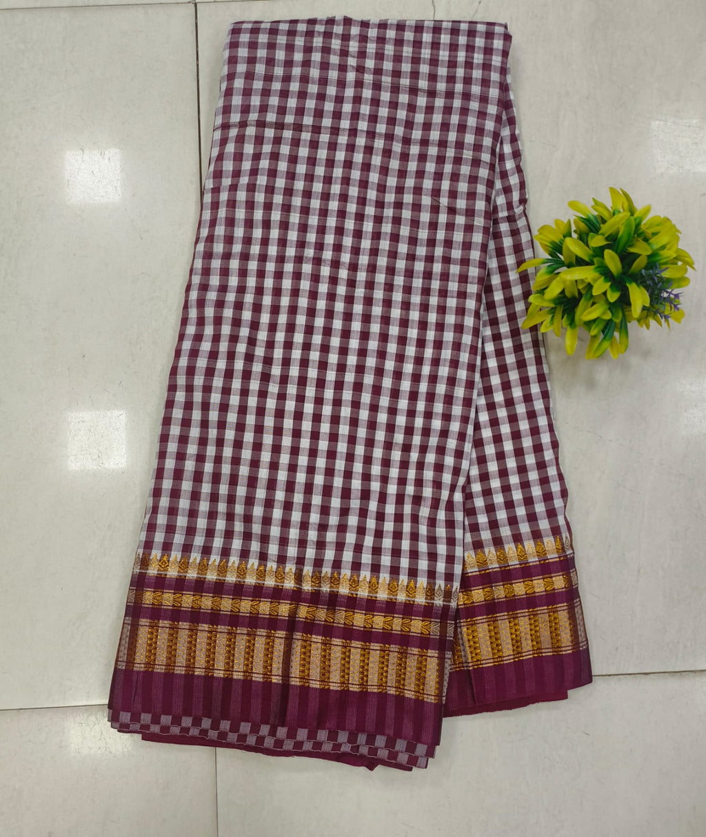 Ilkal Checks Sarees