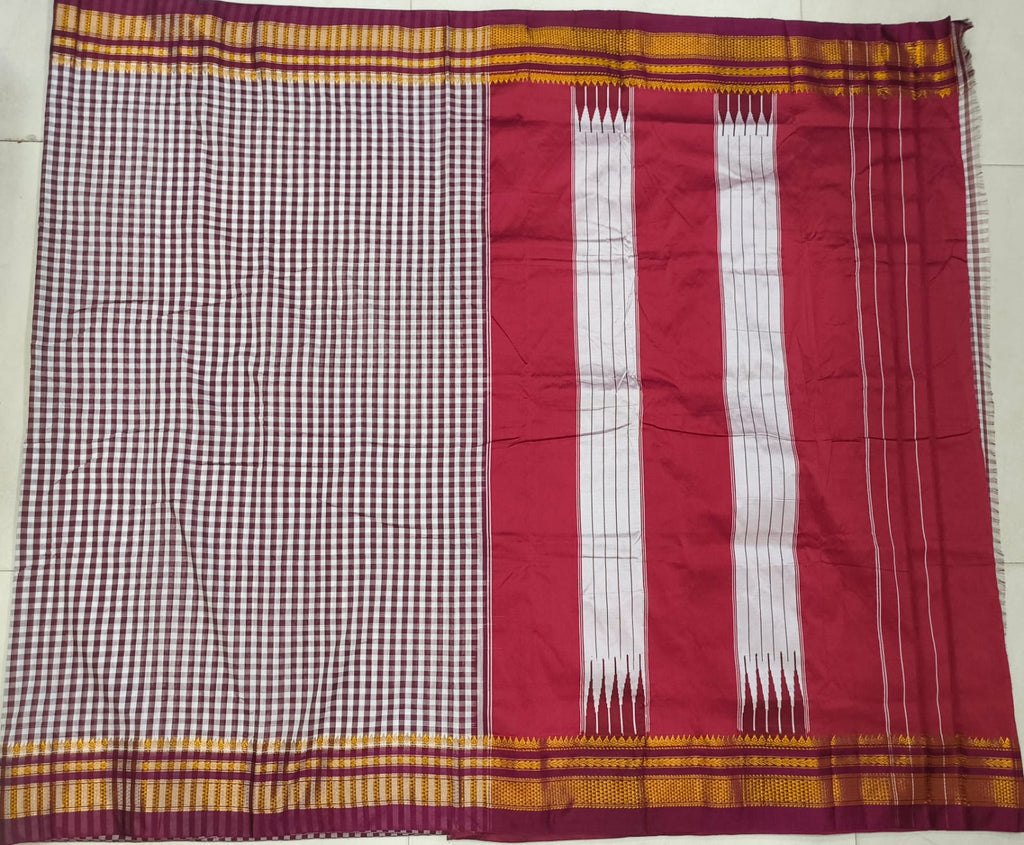 Ilkal Checks Sarees