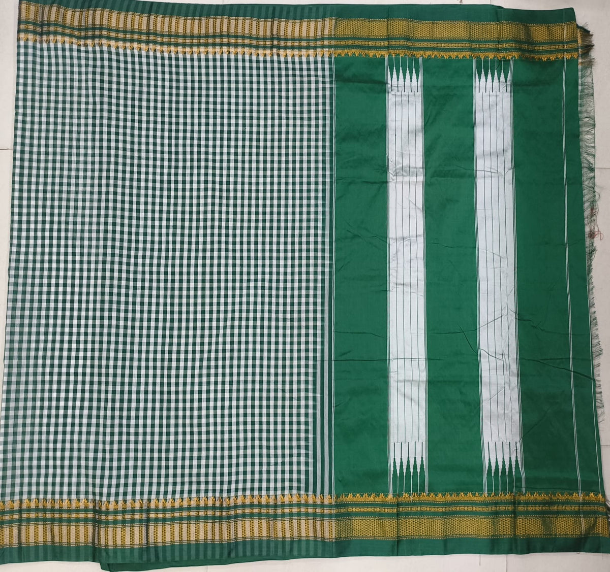 Ilkal Checks Sarees