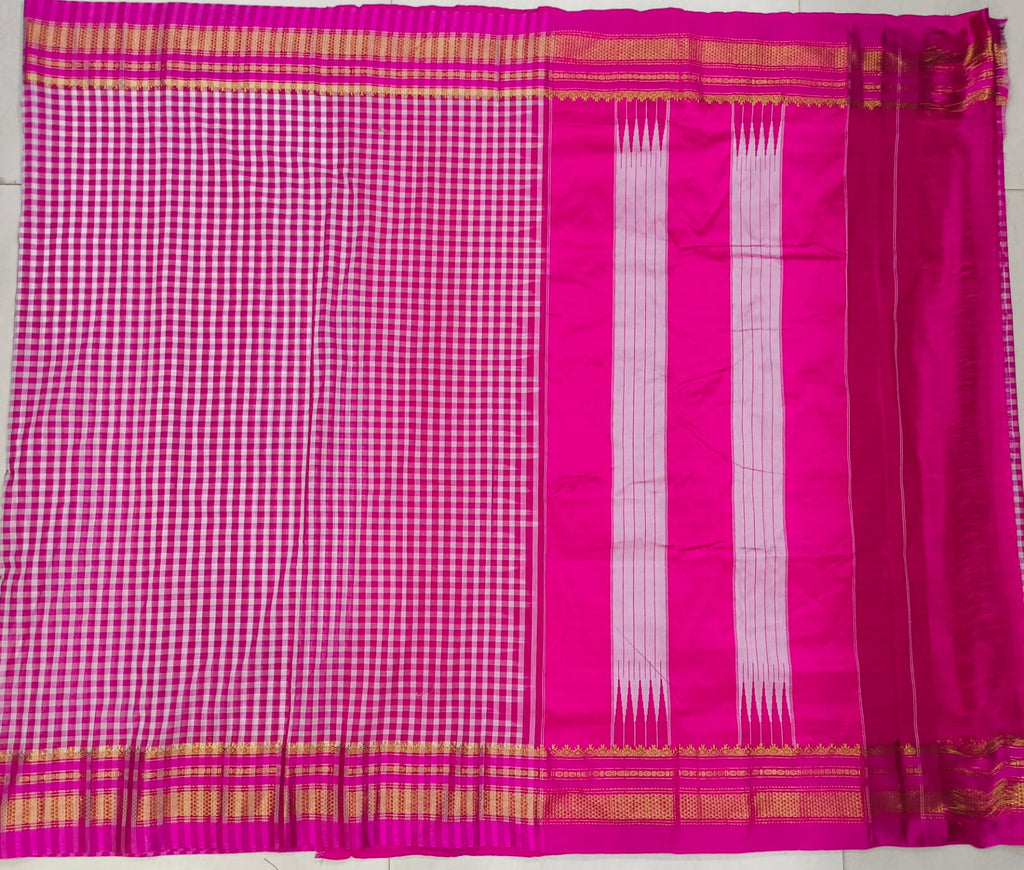 Ilkal Checks Sarees
