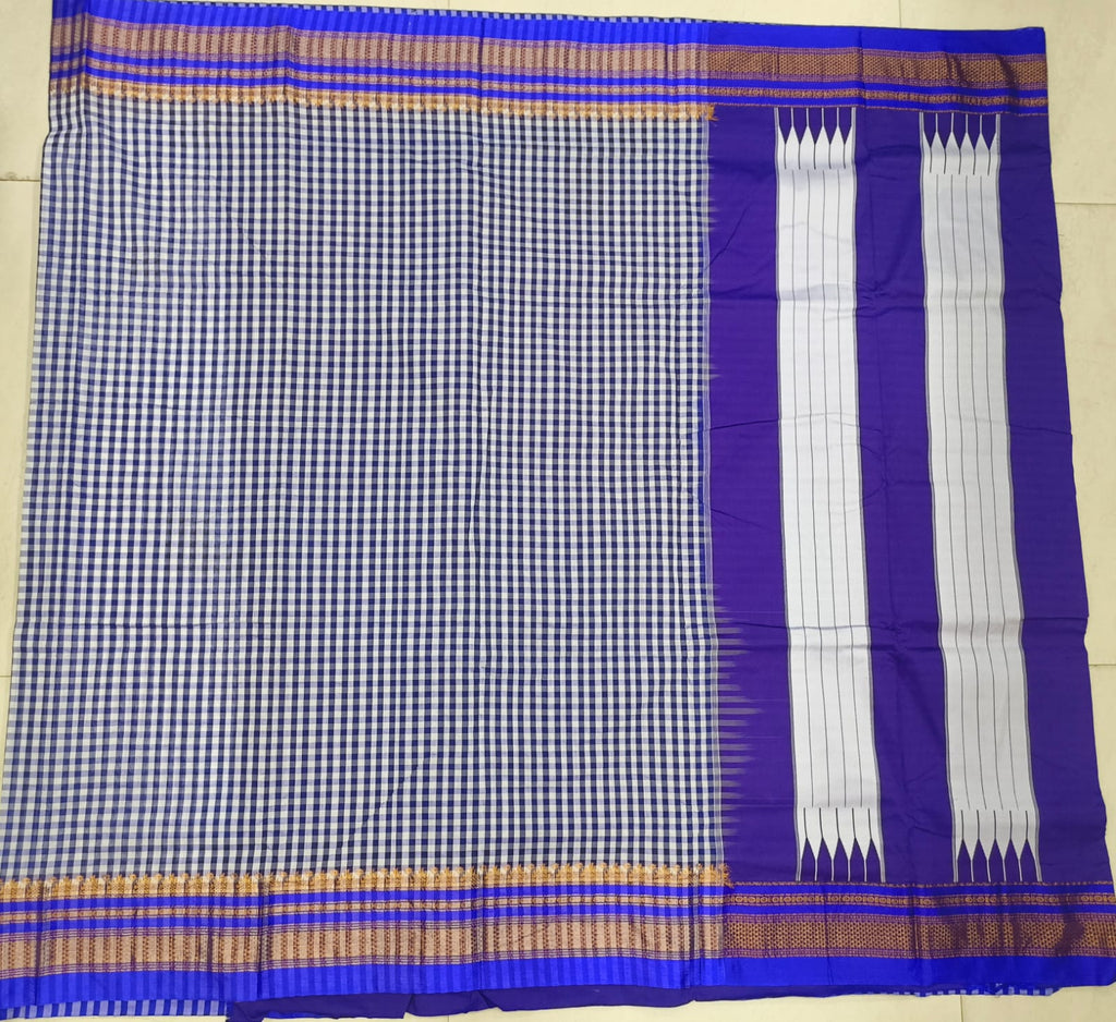 Ilkal Checks Sarees