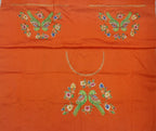 Thanjavur Paint Blouses With Parrot Design