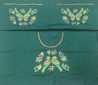 Thanjavur Paint Blouses With Parrot Design