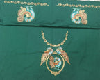 Thanjavur Paint Blouses With Big Peacock Design