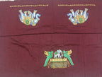 Thanjavur Paint Blouses With Elephant And Peacock Design