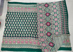Azrak Sarees With Flower design