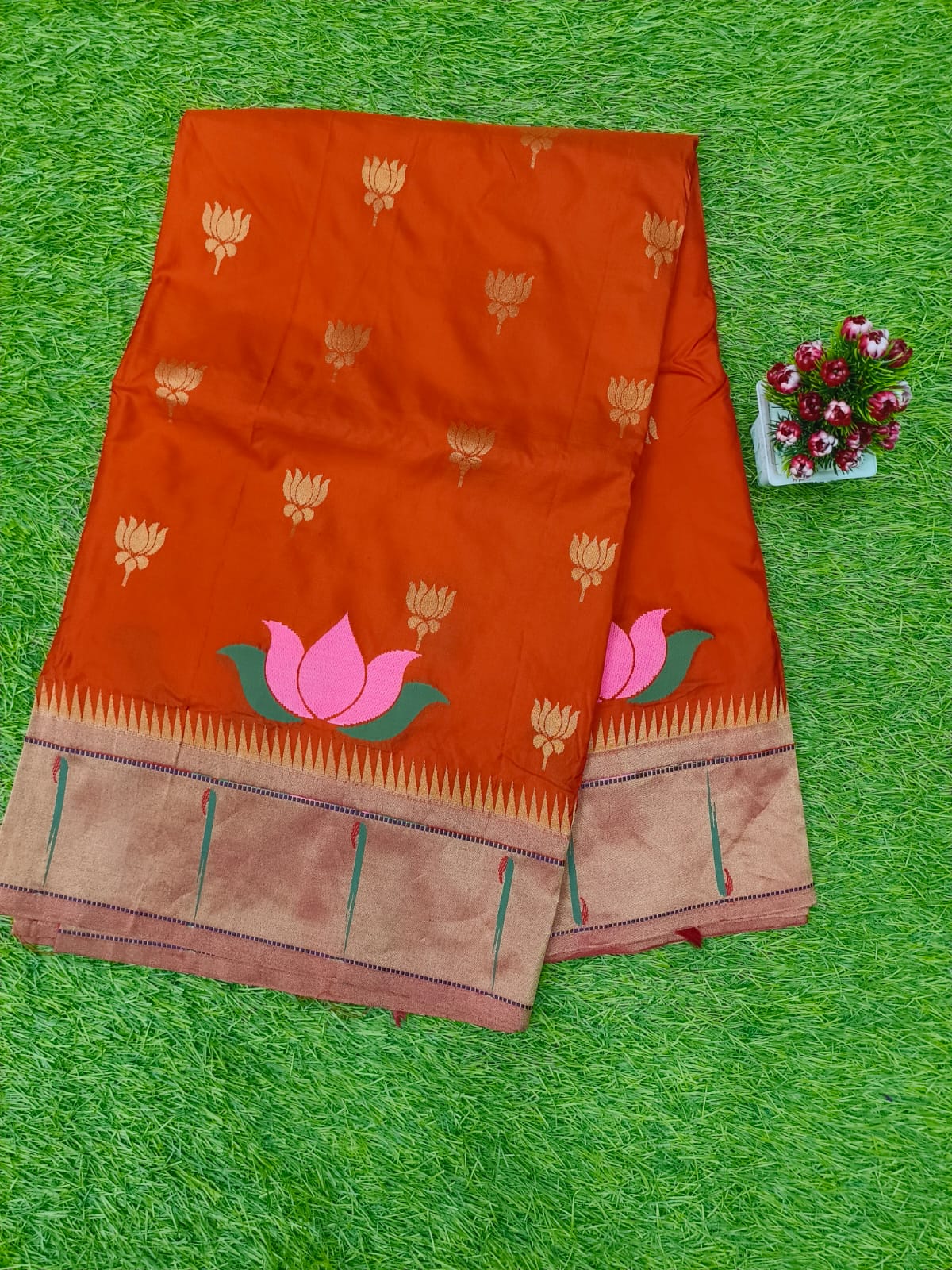 Navaratri Special Orange Colour