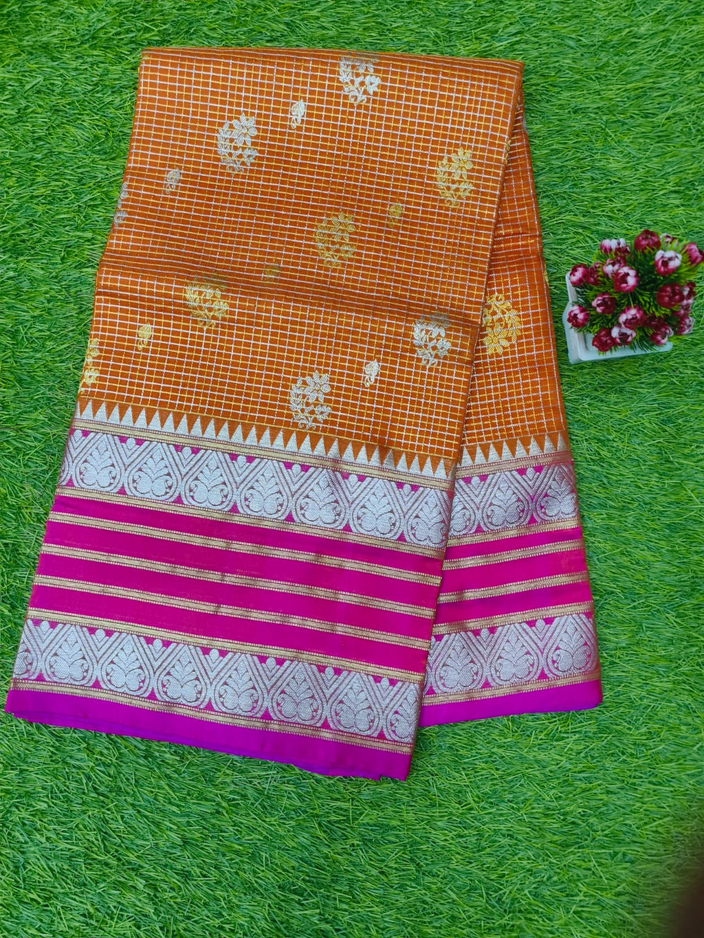Navaratri Special Orange Colour