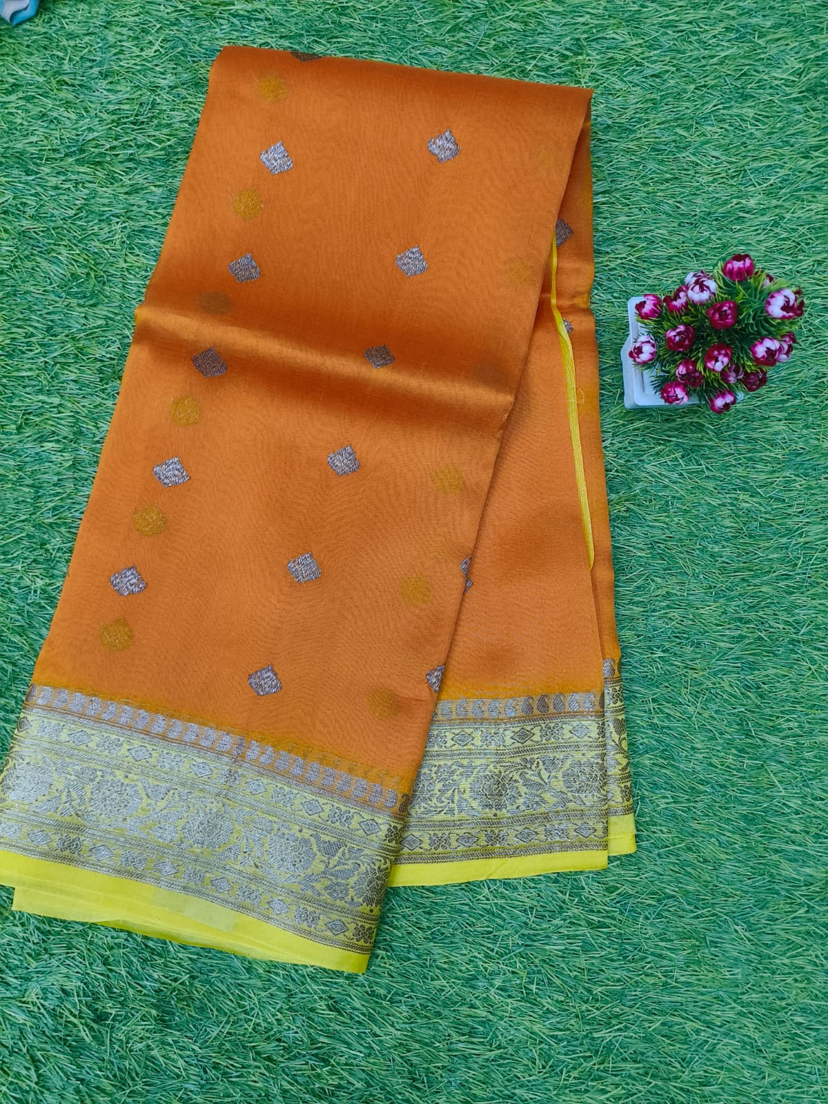 Navaratri Special Orange Colour