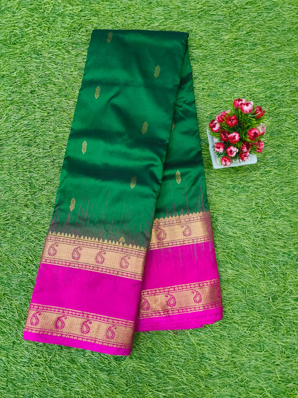 Navaratri Special Green Colour