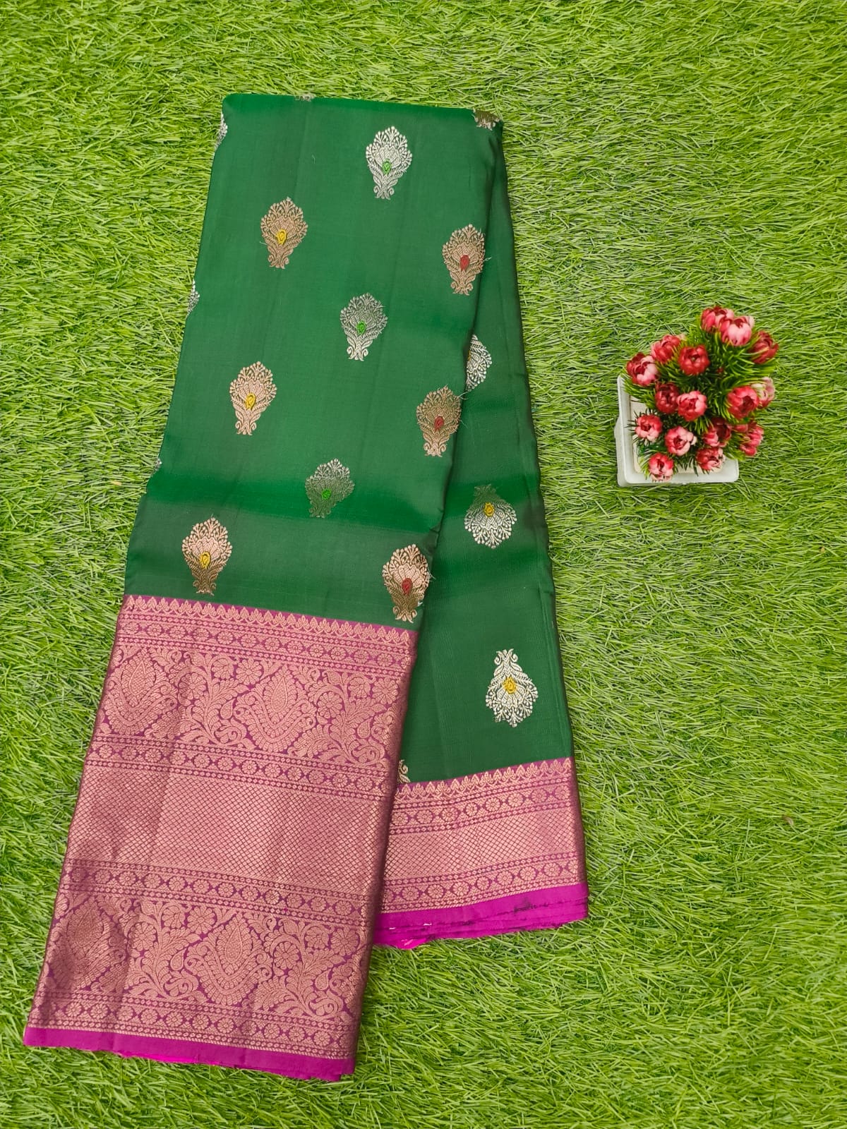 Navaratri Special Green Colour
