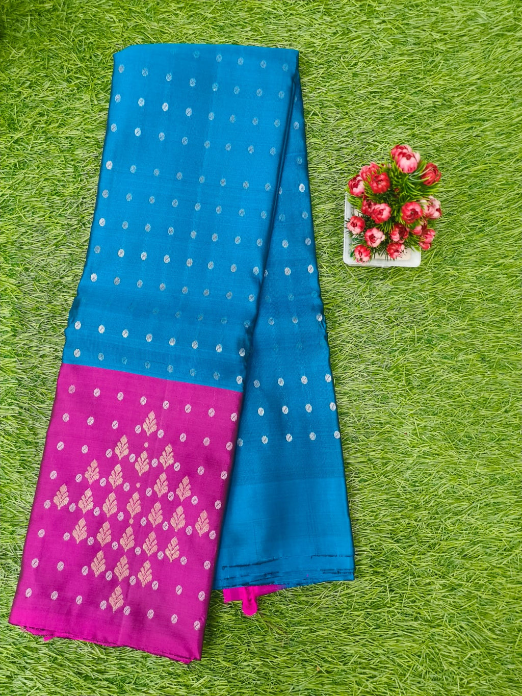 Navaratri Special Peacock Green