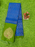 Navaratri Special Peacock Green