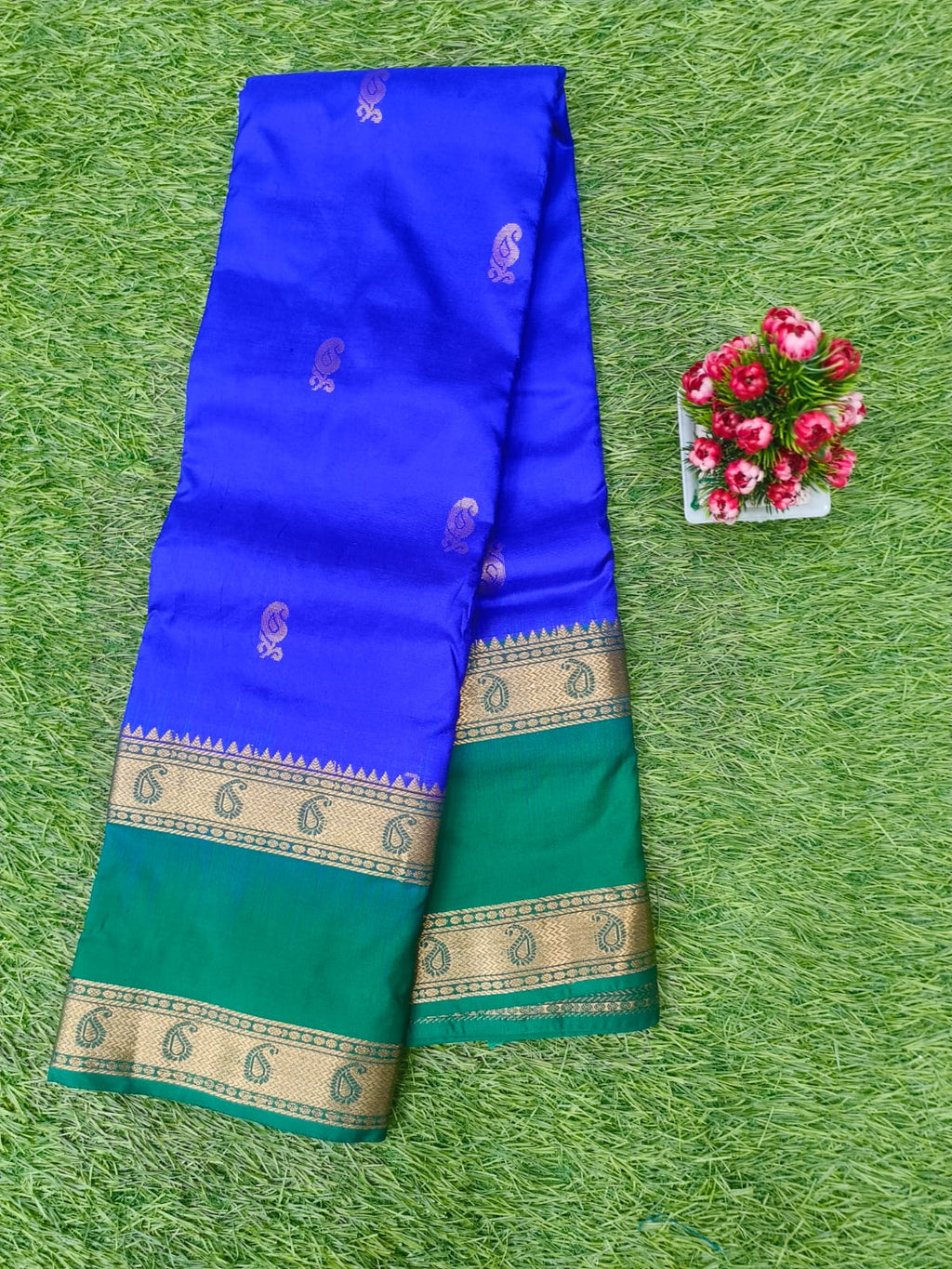 Navaratri Special Royal Blue Colour