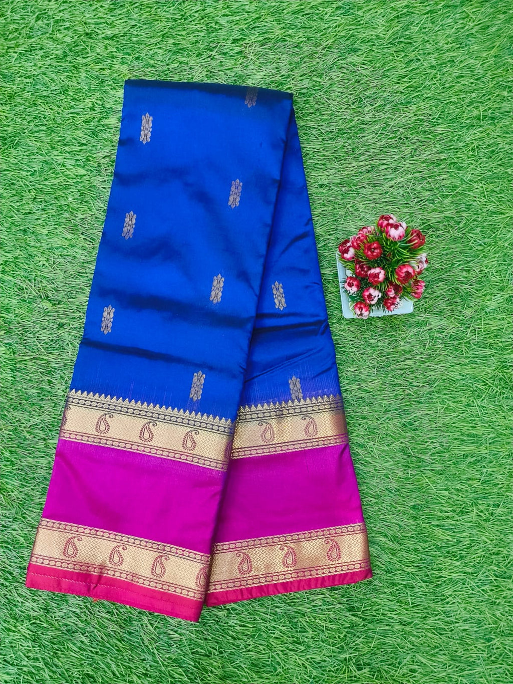 Navaratri Special Royal Blue Colour