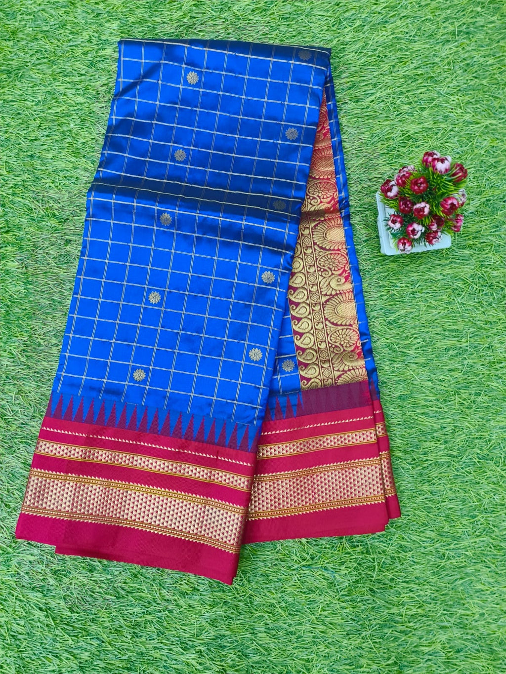 Navaratri Special Royal Blue Colour