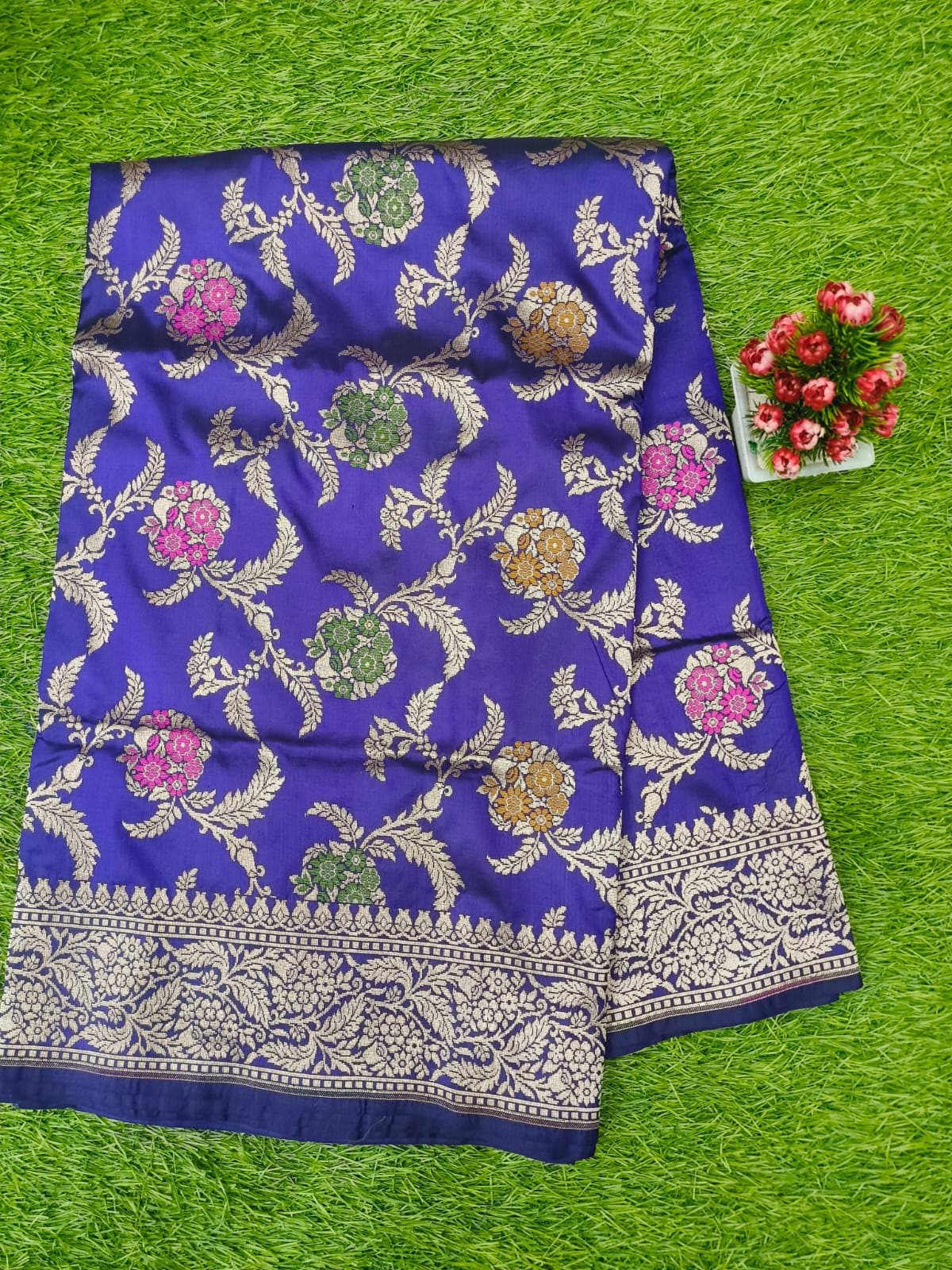Navaratri Special Peacock Green