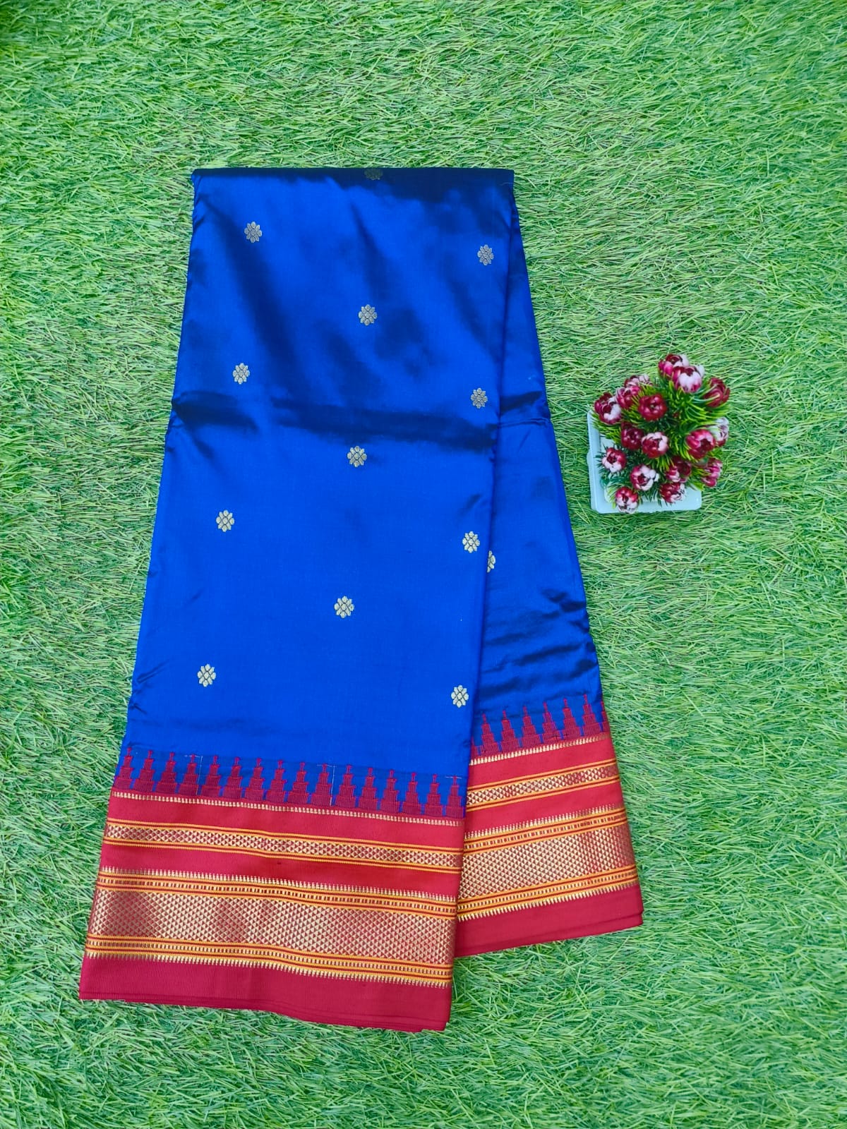 Navaratri Special Peacock Green