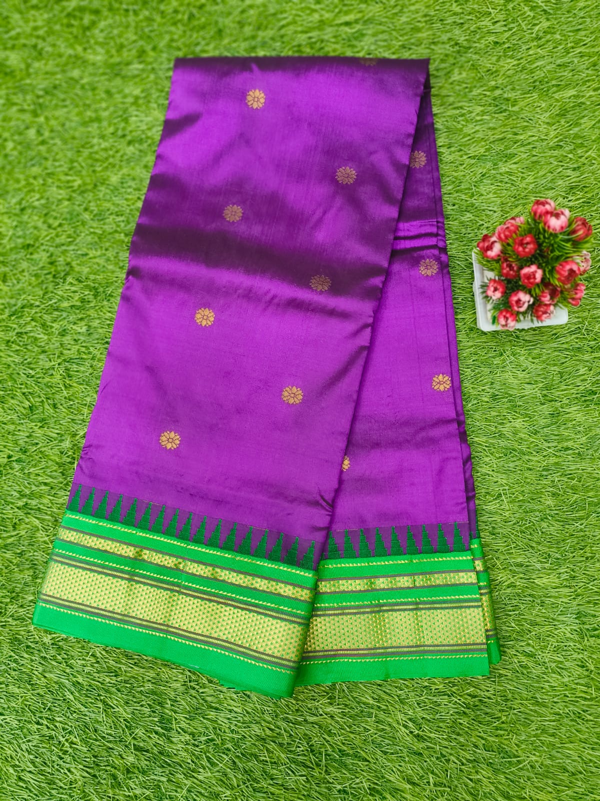 Navaratri Special Purple Colour