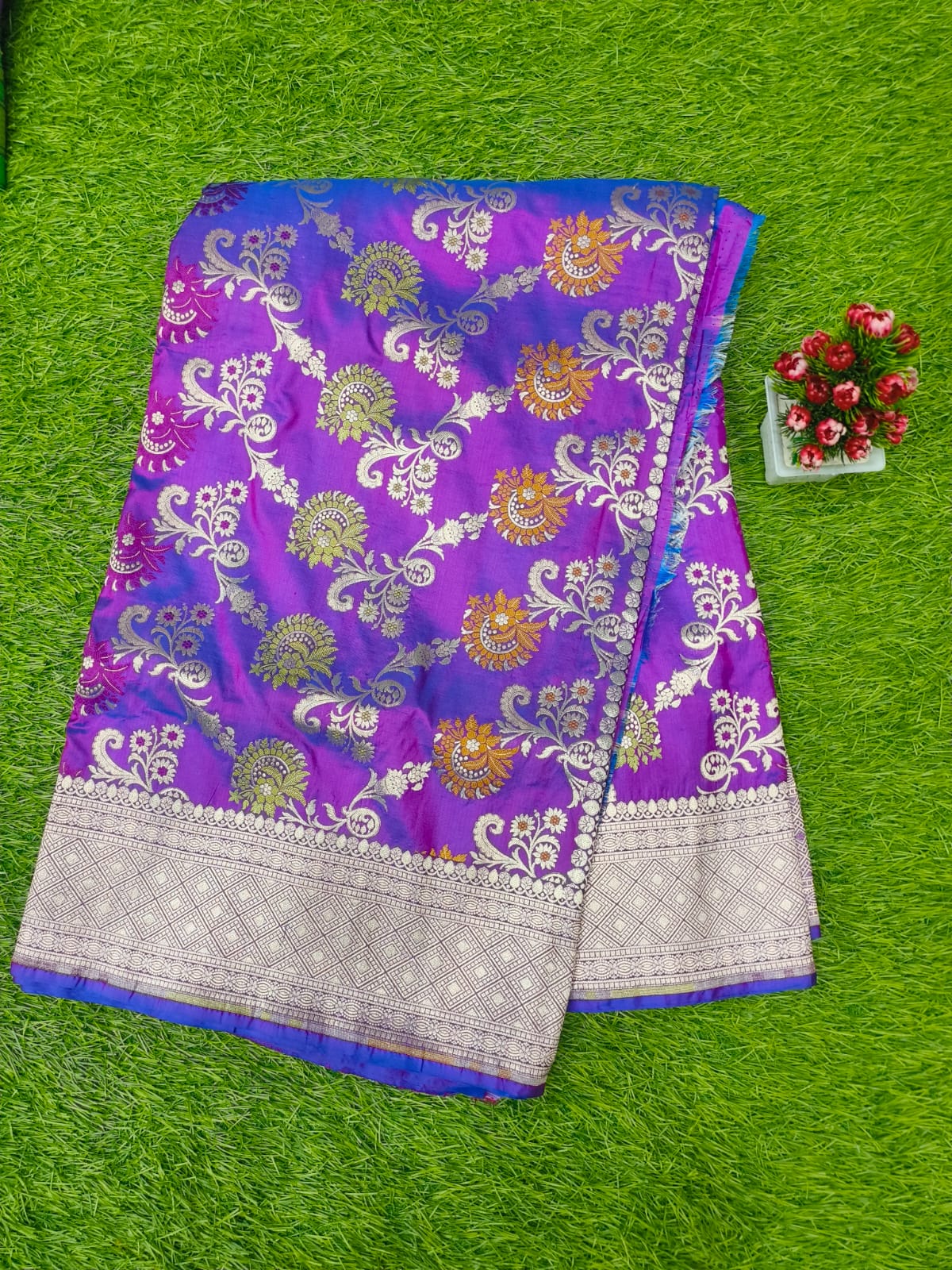 Navaratri Special Purple Colour
