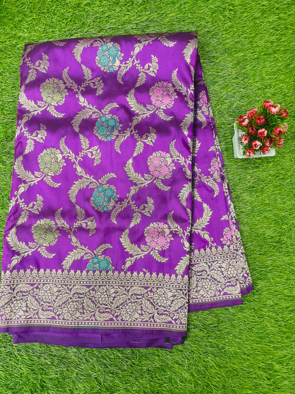Navaratri Special Purple Colour