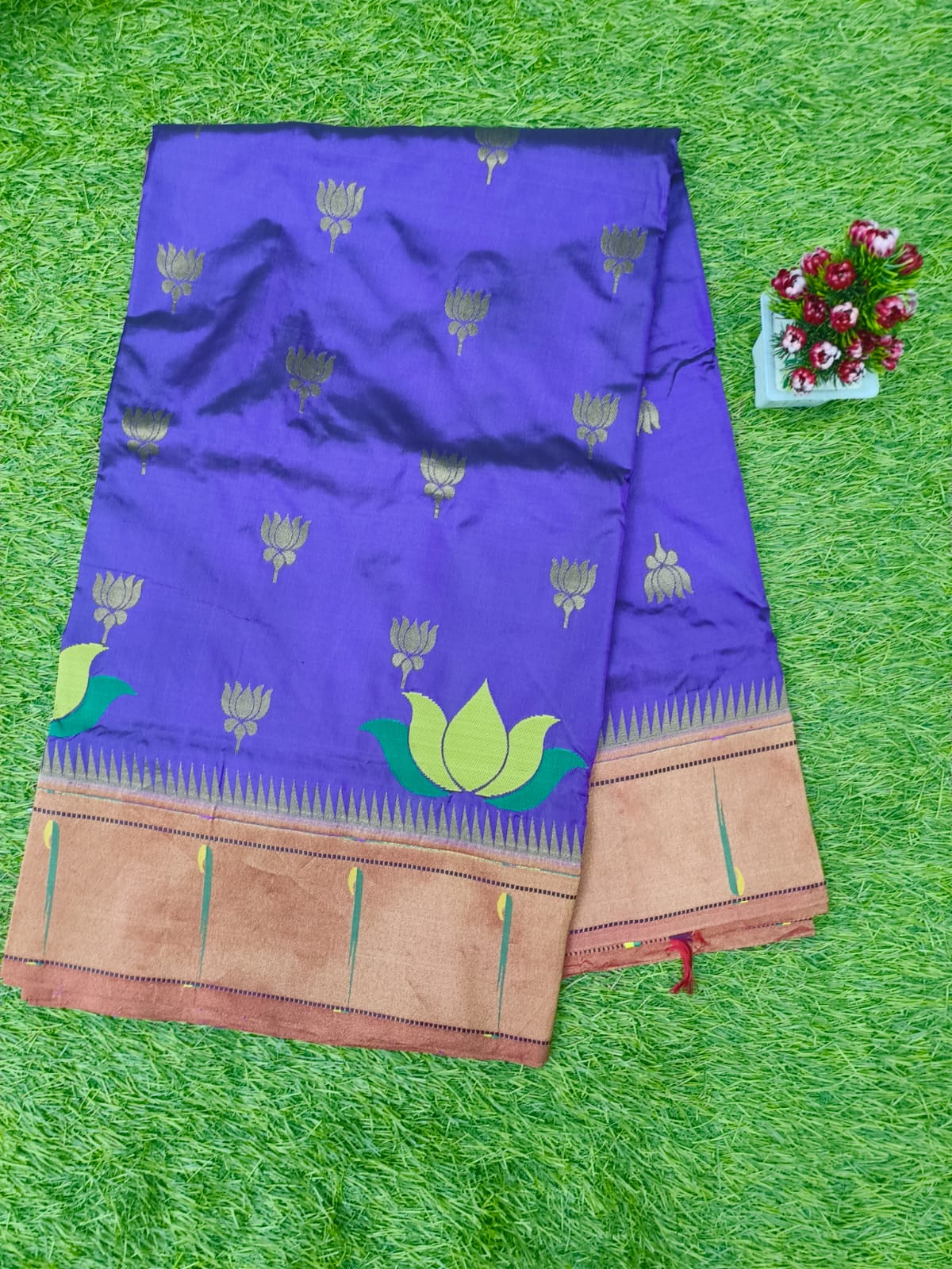Navaratri Special Purple Colour