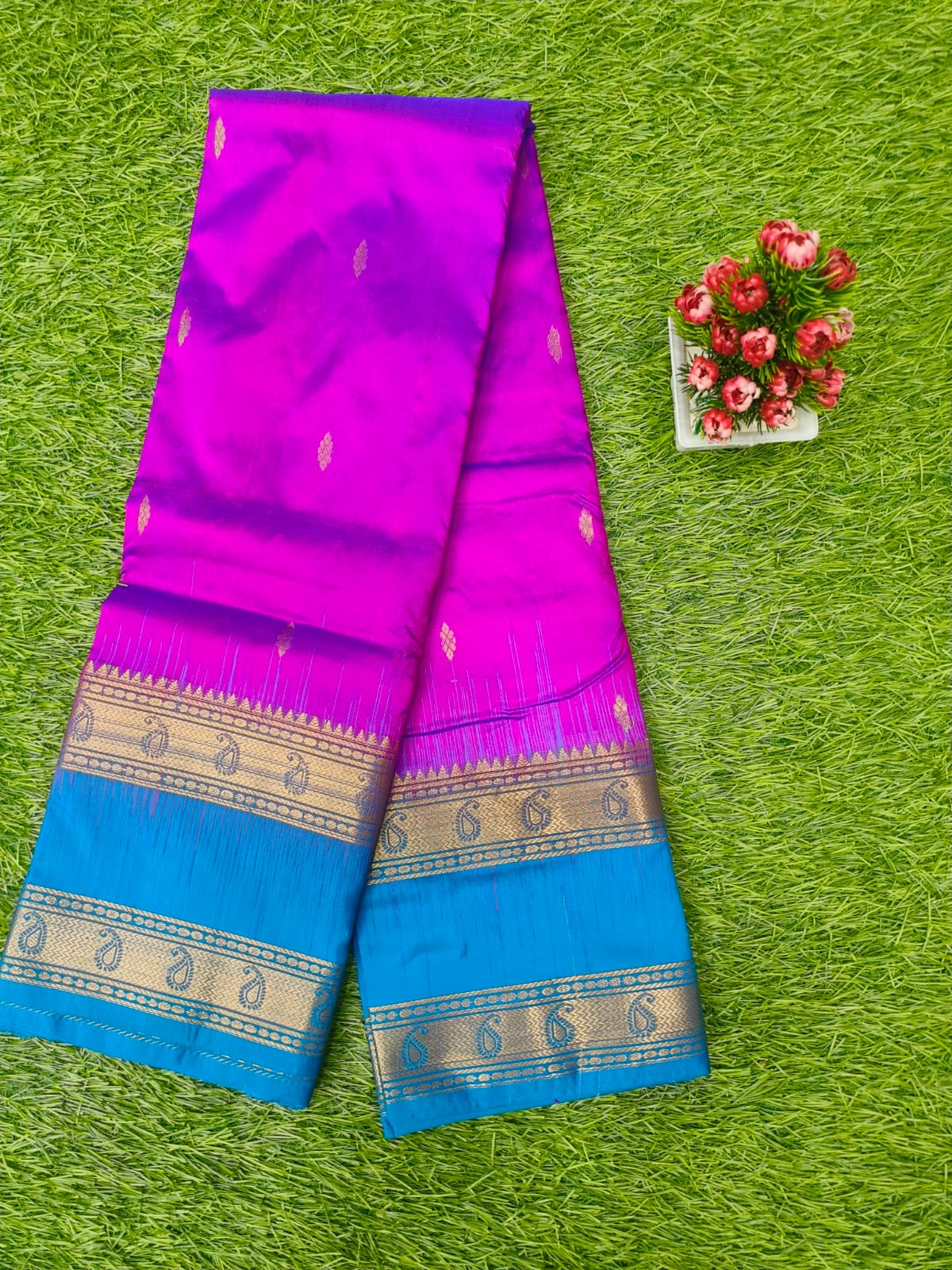 Navaratri Special Purple Colour
