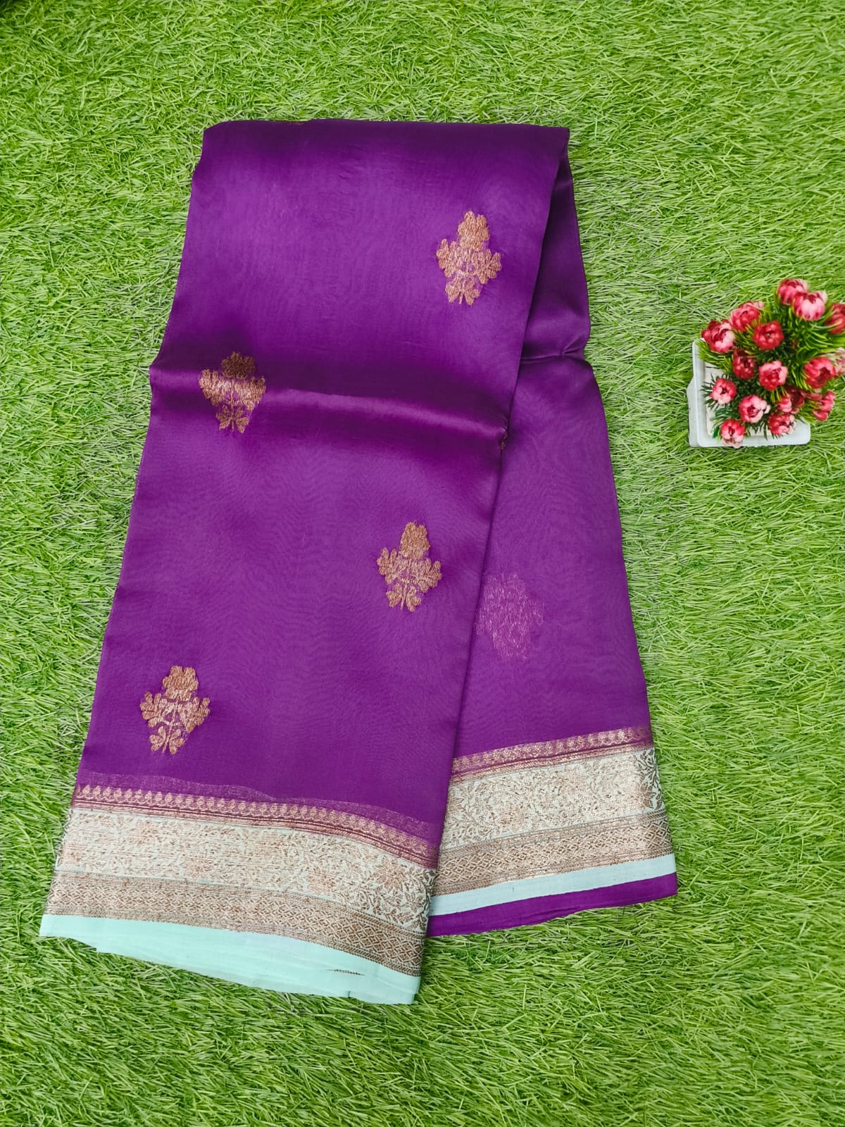 Navaratri Special Purple Colour