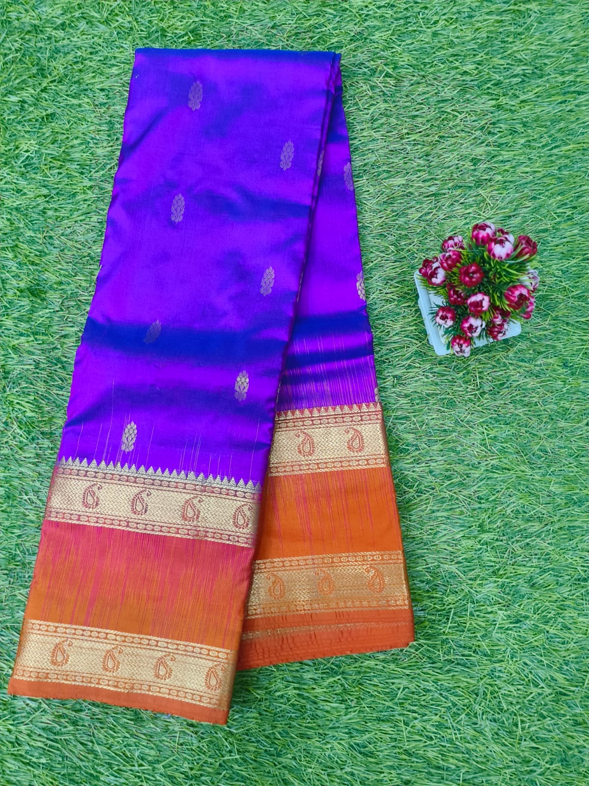 Navaratri Special Purple Colour