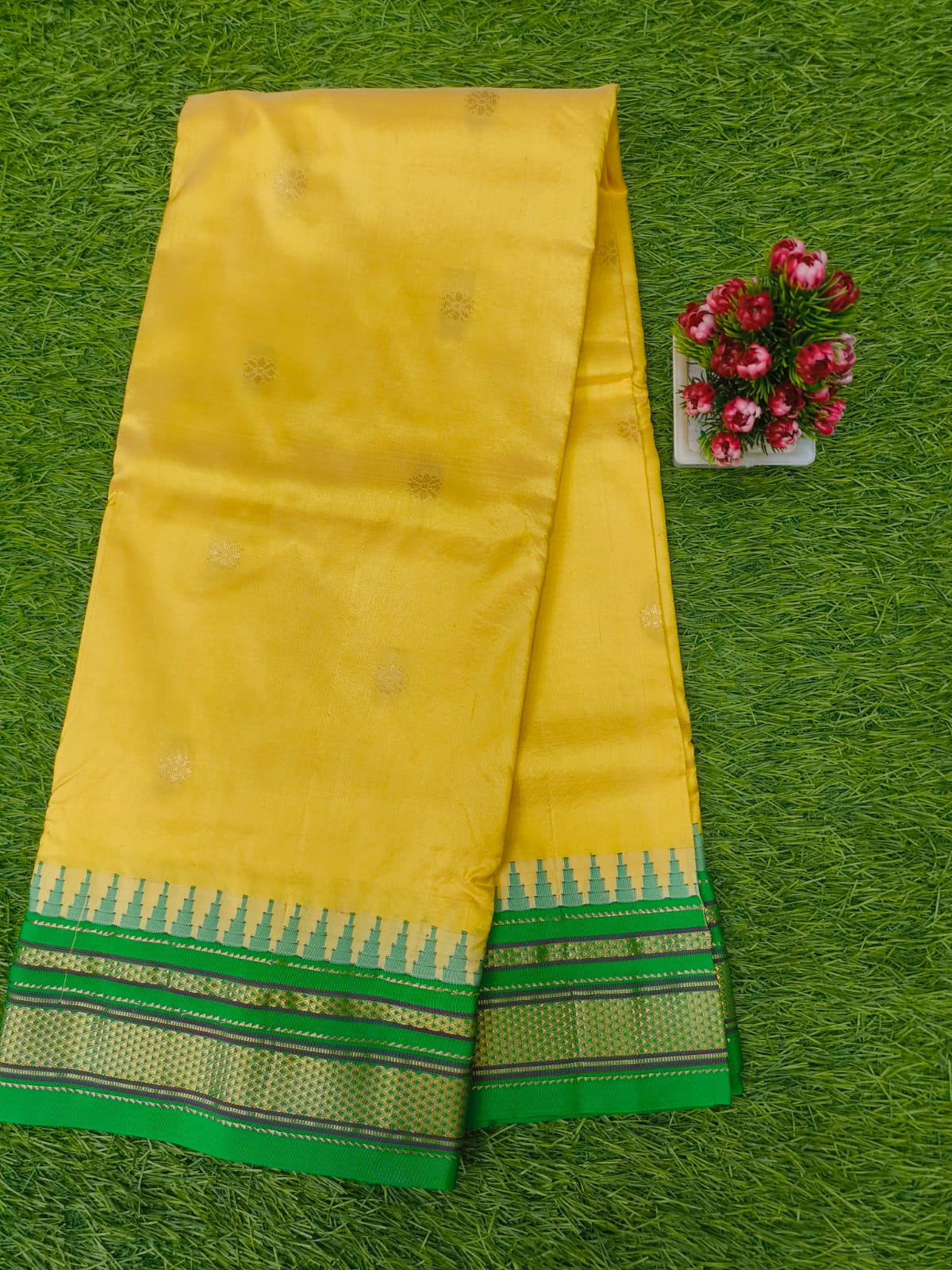 Navaratri Special Yellow Colour