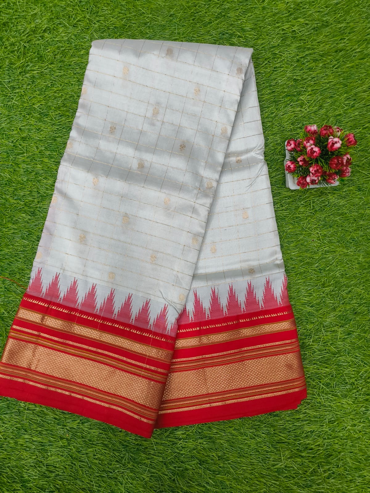 Navaratri Special Grey Colour