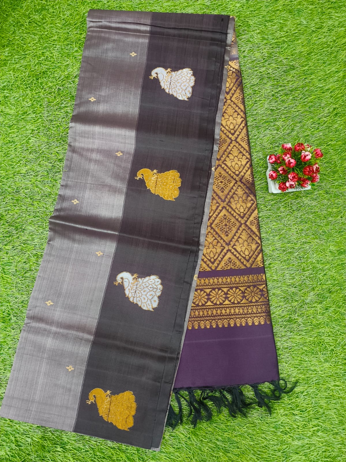 Navaratri Special Grey Colour