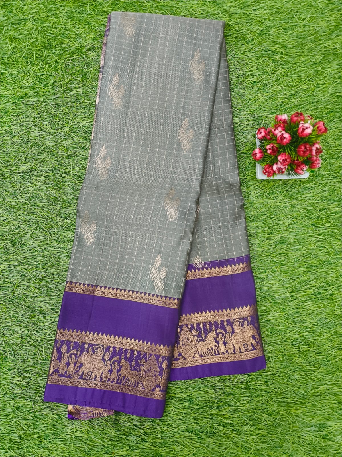 Navaratri Special Grey Colour
