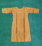 Yellow Raw Silk Kurtis
